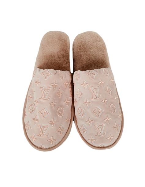 mink slippers louis vuitton|louis vuitton slippers.